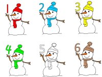 Six Little Snowmen