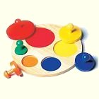 Table toy for toddlers – Different sized circles