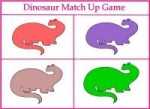 Dinosaur Color Game