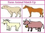 Farm Animal Match Up