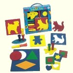 Foam puzzles and peg boards