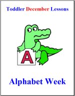 Toddler Lesson Plans – Week 4 – Alphabet Theme