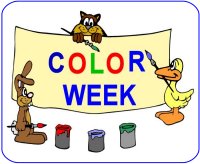 January Preschool Poster – Color Theme Lesson Plans