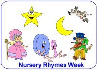 Toddler August Week 2 Poster nursey rhymes week theme