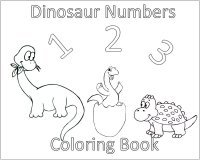 Toddler Activities – 10 Dinosaurs Coloring Page Cover
