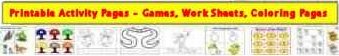 Printable Activity Pages
