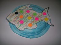 Fish In The Ocean Craft for toddlers ages 18 – 36 months.
