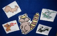 Raccoon and friends activity for toddlers ages 18 months to 2.5 years