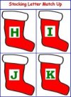 Christmas Stockers – Letters H – I – J – K
