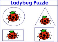 Preschool Ladybug Puzzle