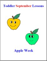 Toddler Lesson Plans for September – Week 4 – Apples Theme