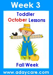 Toddler Lesson Plans for October – Week 3 – Fall Theme