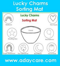 Lucky Charms Sorting Mat