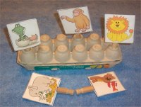 Zoo Animals Peg Board From Zoo Theme