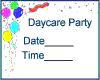 Daycare Party Daycare Forms