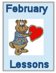 February Curriculum with four weeks of lessons plans, posters, calendars and printable activity pages