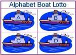 Alphabet Boat Lotto Game