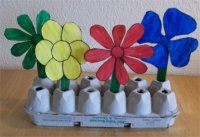 Flower Garden Craft for Color Week Theme