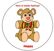 Teddy bear feelings for an all about me theme, teddy bear lacing activity