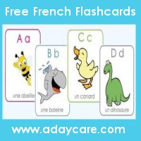 French Alphabet Letters Flashcards